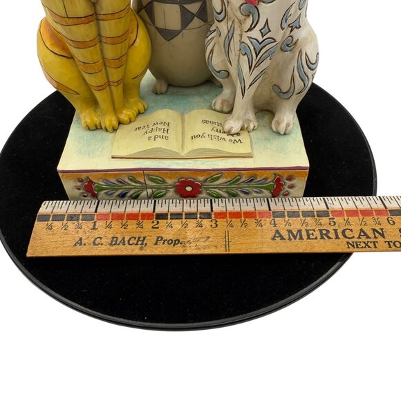 Jim Shore Caroling Cats Figurine Christmas Collectible Heartwood Creek with Box - Picture 11 of 12